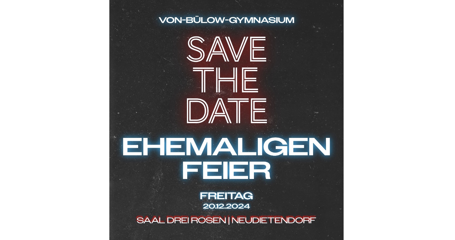 save the date – Ehemaligenball 2024